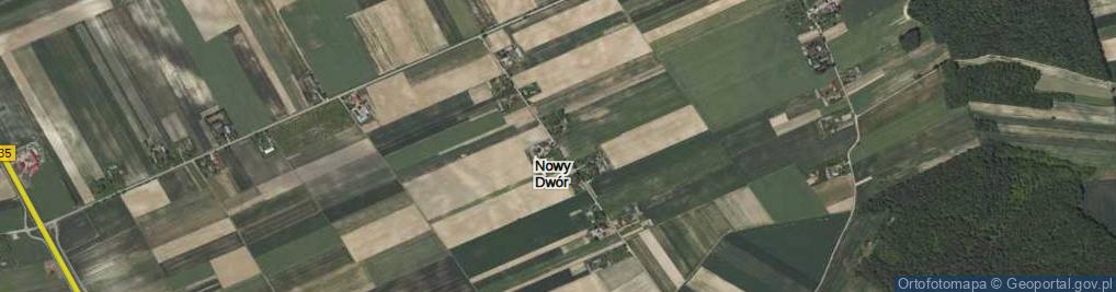 Zdjęcie satelitarne Nowy Dwór ul.